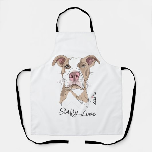Staffy Love - Zani Mo Bescherming Schort (Voorkant)
