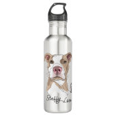 Staffy Love - Zani Mo Bescherming Waterfles (Voorkant)