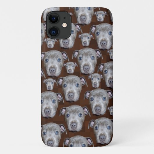 Staffy Puppy Face Pattern Case-Mate iPhone Case (Achterkant)