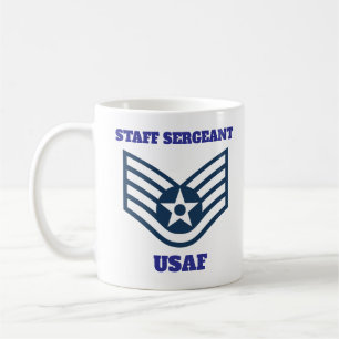 Stafsergeant USAF serveerde met trots koffie-Mok Koffiemok