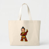 Stafslever Bancha Ninja Shenkuu Grote Tote Bag (Voorkant)
