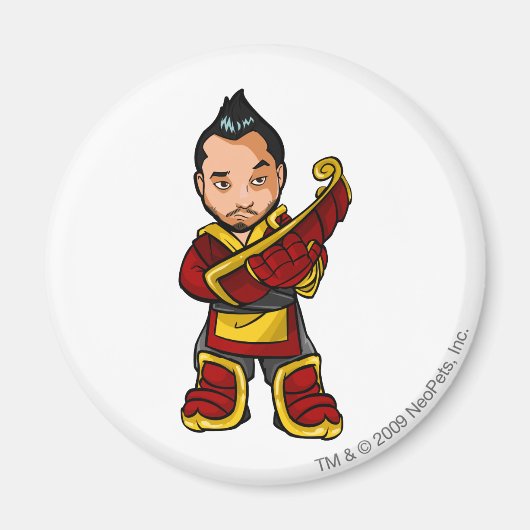 Stafslever Bancha Ninja Shenkuu Magneet (Voorkant)