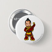 Stafslever Bancha Ninja Shenkuu Ronde Button 5,7 Cm (Voorkant /achterkant)