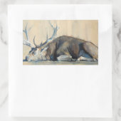 Stag 2014 rechthoekige sticker (Tas)