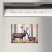Stag Animal Natuur Wildlife Affection Caring Magneet (Insitu (Vaatwasser))
