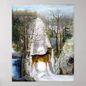 Stag at Echo Rock Poster (Voorkant)