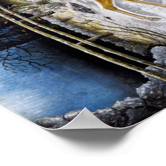 Stag at Echo Rock Poster (Hoek)