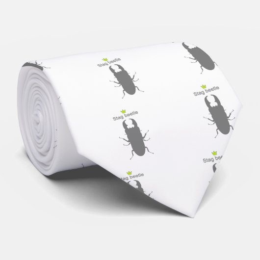 Stag beetle1g5 stropdas (Opgerold)