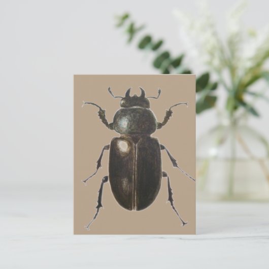 Stag Beetle 2011 Briefkaart (Staand voorkant)