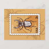 Stag Beetle Briefkaart (Voorkant)