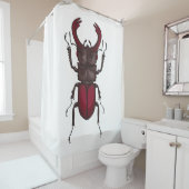 Stag beetle douchegordijn (In situ)