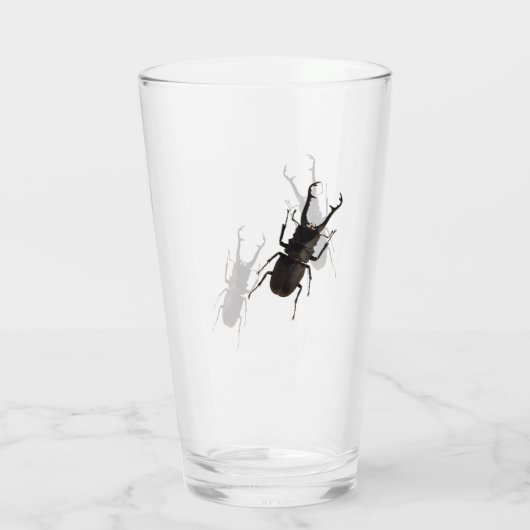 Stag Beetle Glas (Achterkant)