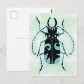 Stag Beetle Hoogste Briefkaart (Voorkant / Achterkant)