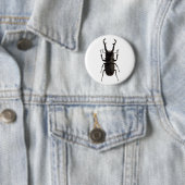 Stag Beetle Ronde Button 5,7 Cm (In situ)