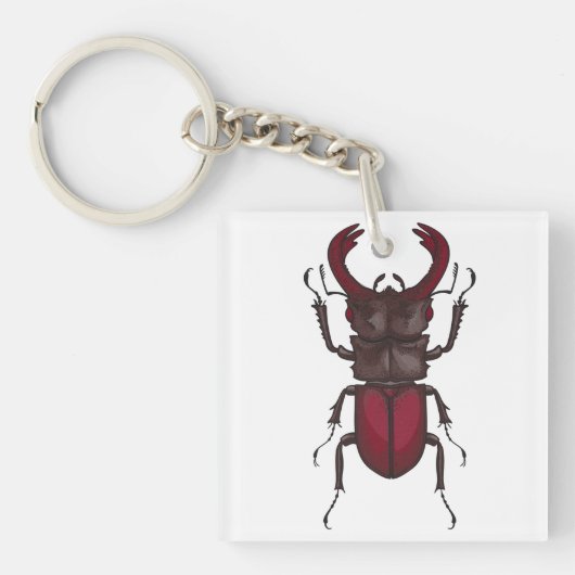 Stag beetle sleutelhanger (Voorkant)