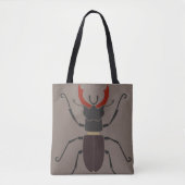 Stag Beetle Tote Bag (Voorkant)