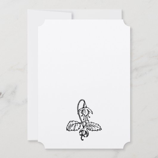  Stag Beetle Wedding Kaart (Achterkant)