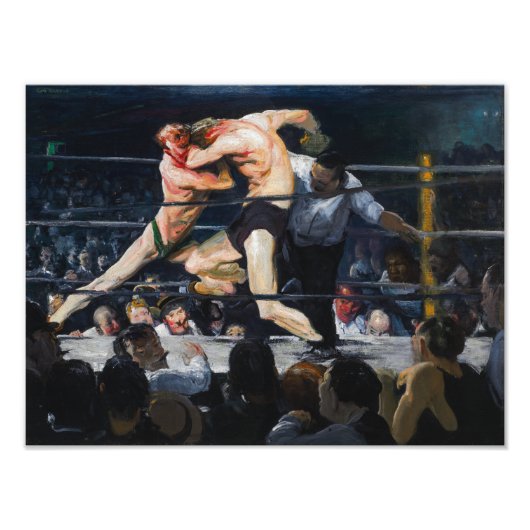 Stag bij Sharkey's | George Bellows | Foto Afdruk (Voorkant)