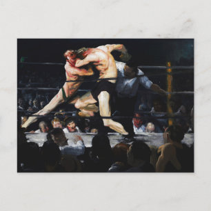 Stag bij Sharkey's van George Bellows Briefkaart