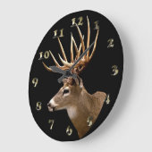 Stag Buck Deer Grote Klok (Hoek)
