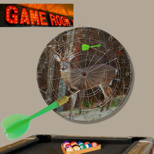 Stag/Buck Deer Oak Camouflage Dartbord