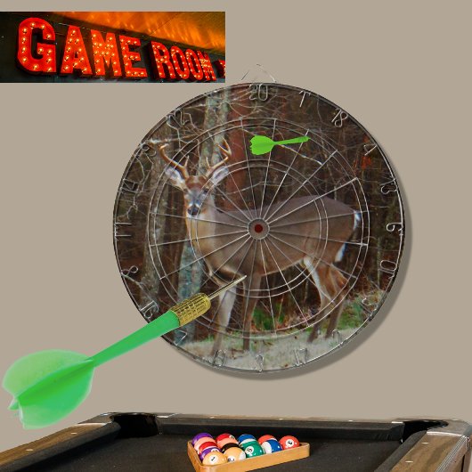 Stag/Buck Deer Oak Camouflage Dartbord