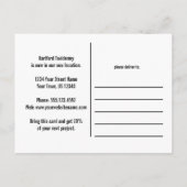 Stag Buck Swirls Moving Announcement | Aankondigingskaart (Achterkant)