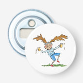 Stag Button Flesopener (Voorkant)