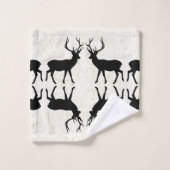 Stag Deer Wildlife Animal Kunstkeukenset Bad Handdoek (Wasdoekje)