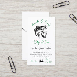 Stag & doe /Jack Jill Vist themakaartjes voor even Visitekaartje