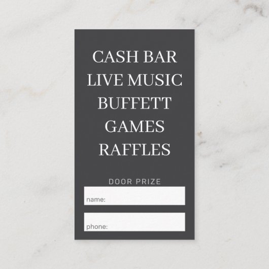 Stag en Doe Tickets Klassiek Bierfeest (Achterkant)