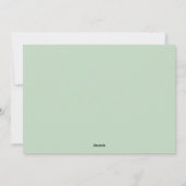 Stag en kerstbomen waterverf foto feestdagenkaart (Achterkant)