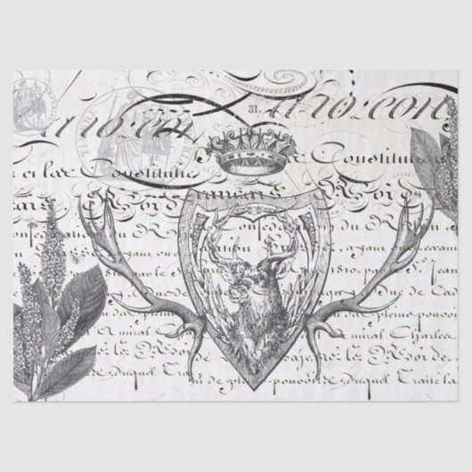 Stag Ephemera-ontkoppelingstok Tissuepapier (Voorkant)