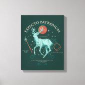 Stag Expecto Patronum Graphic Canvas Afdruk (Voorkant)