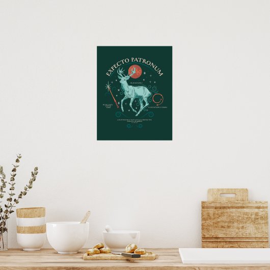 Stag Expecto Patronum Graphic Poster (Keuken)