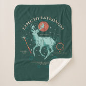Stag Expecto Patronum Graphic Sherpa Deken (Voorkant)