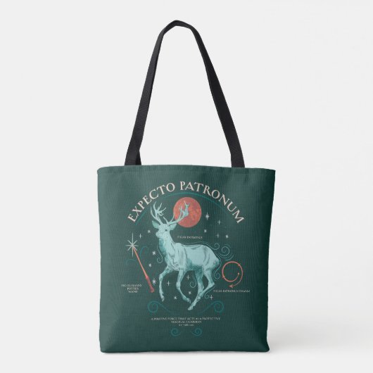 Stag Expecto Patronum Graphic Tote Bag (Achterkant)
