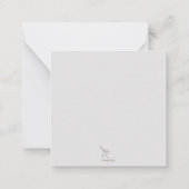 Stag - Forest Spirit Notitiekaartje (Achterkant)