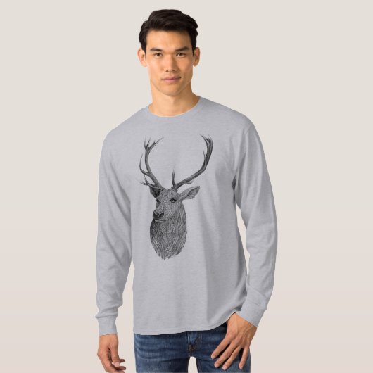 Stag Head T-shirt (Voorkant volledig)