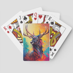Stag Herten Dier Discovery Adventure Natuur Planet Pokerkaarten