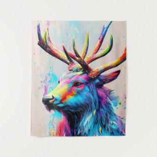 Stag Herten Dier Discovery Adventure Natuur Planet Wandkleed