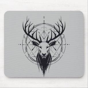 Stag Herten Dierlijke Vrijheid Wereld Wildlife Won Muismat