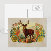  Stag Horn Briefkaart (Voorkant / Achterkant)