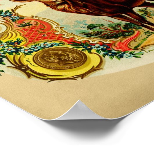 Stag Horn  Cigar Box Poster (Hoek)