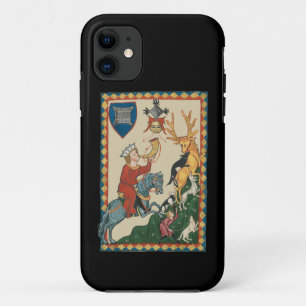 Stag Hunt, middeleeuwse kunst uit de 14e eeuw Case-Mate iPhone Case