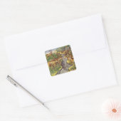 Stag Hunt uit 'Brevis Narratio' Vierkante Sticker (Envelop)