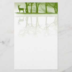 Stag in Dusk Briefpapier