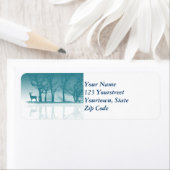 Stag in Dusk Etiket (Insitu)