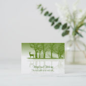 Stag in Dusk Visitekaartje (Staand voorkant)