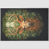 Stag in Foliage 2 Decoupage papier (Voorkant)